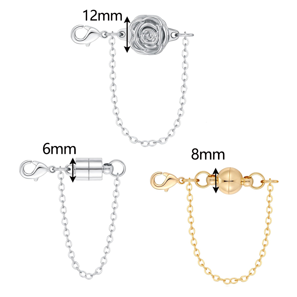 5pcs Rose Magnet Connected Cla - Jewelry Making Chain 리뷰 및 가격