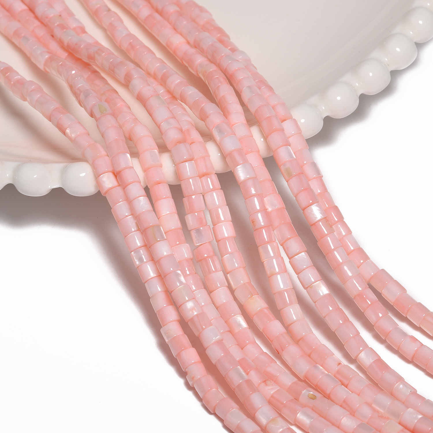 Pink Shell Pearl Natural Stone - Seed Bead Tube 리뷰 및 가격