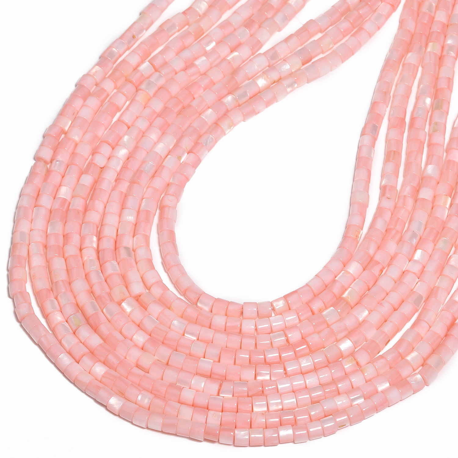 Pink Shell Pearl Natural Stone - Seed Bead Tube 리뷰 및 가격