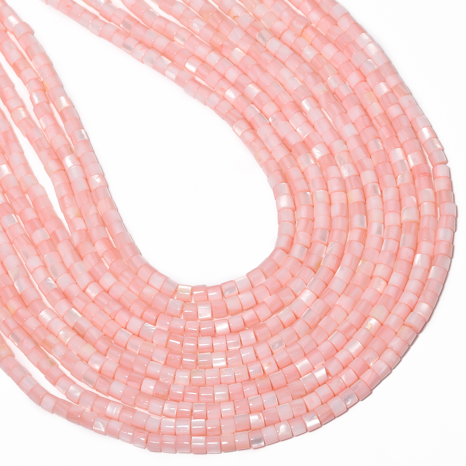 Pink Shell Pearl Natural Stone - Seed Bead Tube 리뷰 및 가격