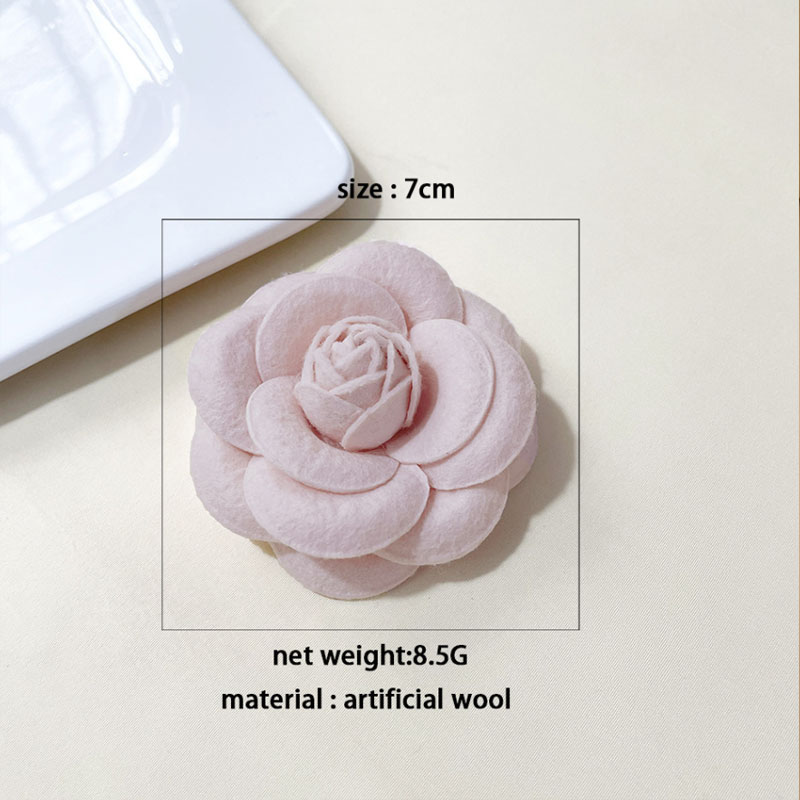 Fabric Camellia Brooch High-en - Jewelry Making Adults 리뷰 및 가격