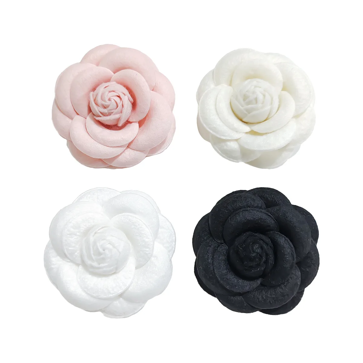 Fabric Camellia Brooch High-en - Jewelry Making Adults 리뷰 및 가격