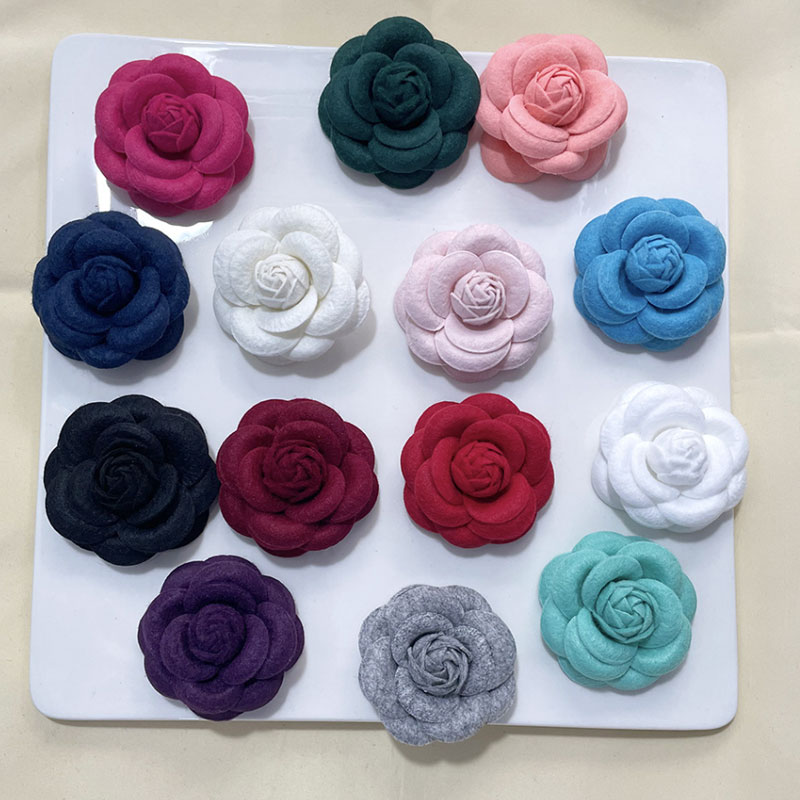 Fabric Camellia Brooch High-en - Jewelry Making Adults 리뷰 및 가격