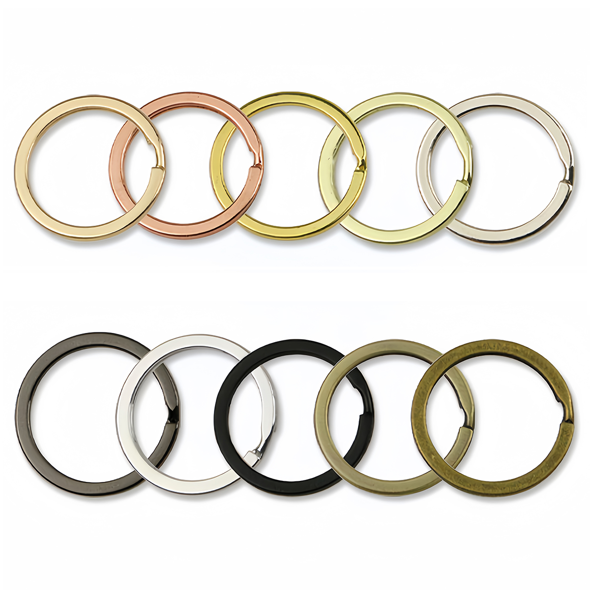5/10pcs Metal Alloy Key Rings  - Jewelry Making Chain 리뷰 및 가격