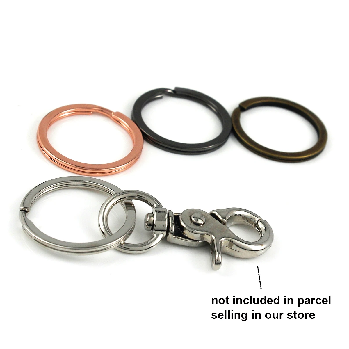 5/10pcs Metal Alloy Key Rings  - Jewelry Making Chain 리뷰 및 가격