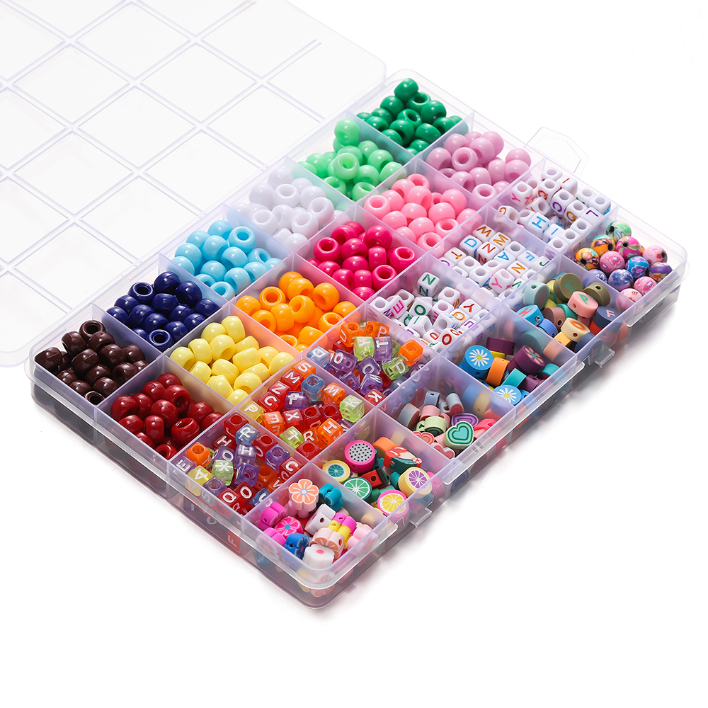 680pcs/Box Colorful Acrylic Po - Jewelry Making Pieces 리뷰 및 가격