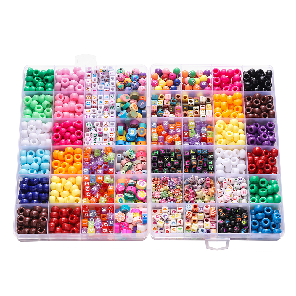 680pcs/Box Colorful Acrylic Po - Jewelry Making Pieces 리뷰 및 가격