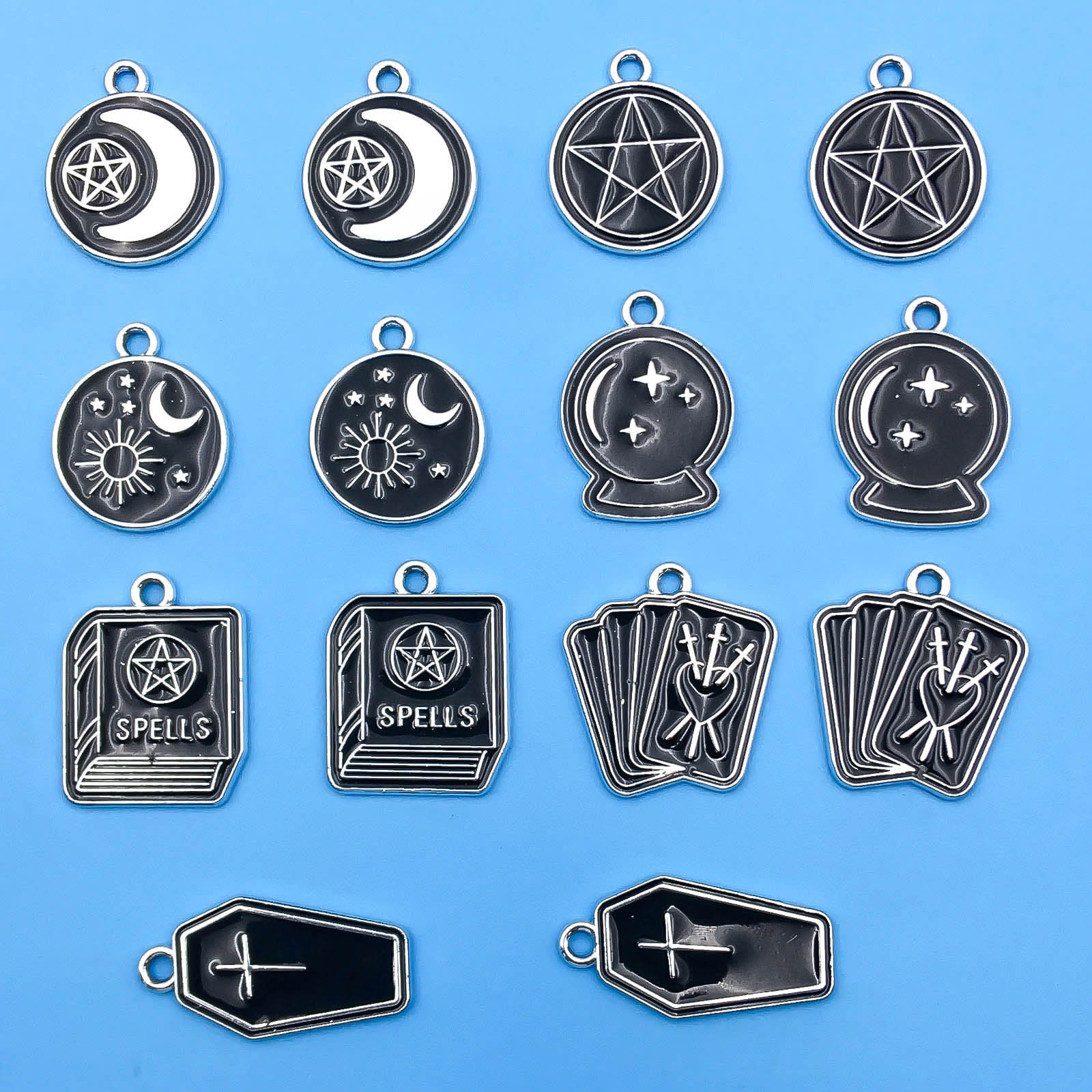 10/14pcs/pack Moon Star Cross  - Jewelry Making Guide Book 리뷰 및 가격