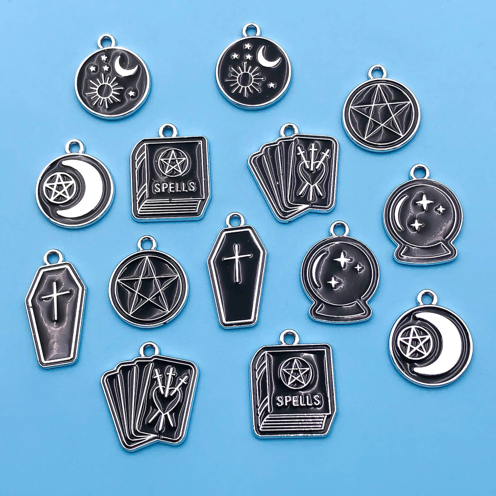 10/14pcs/pack Moon Star Cross  - Jewelry Making Guide Book 리뷰 및 가격