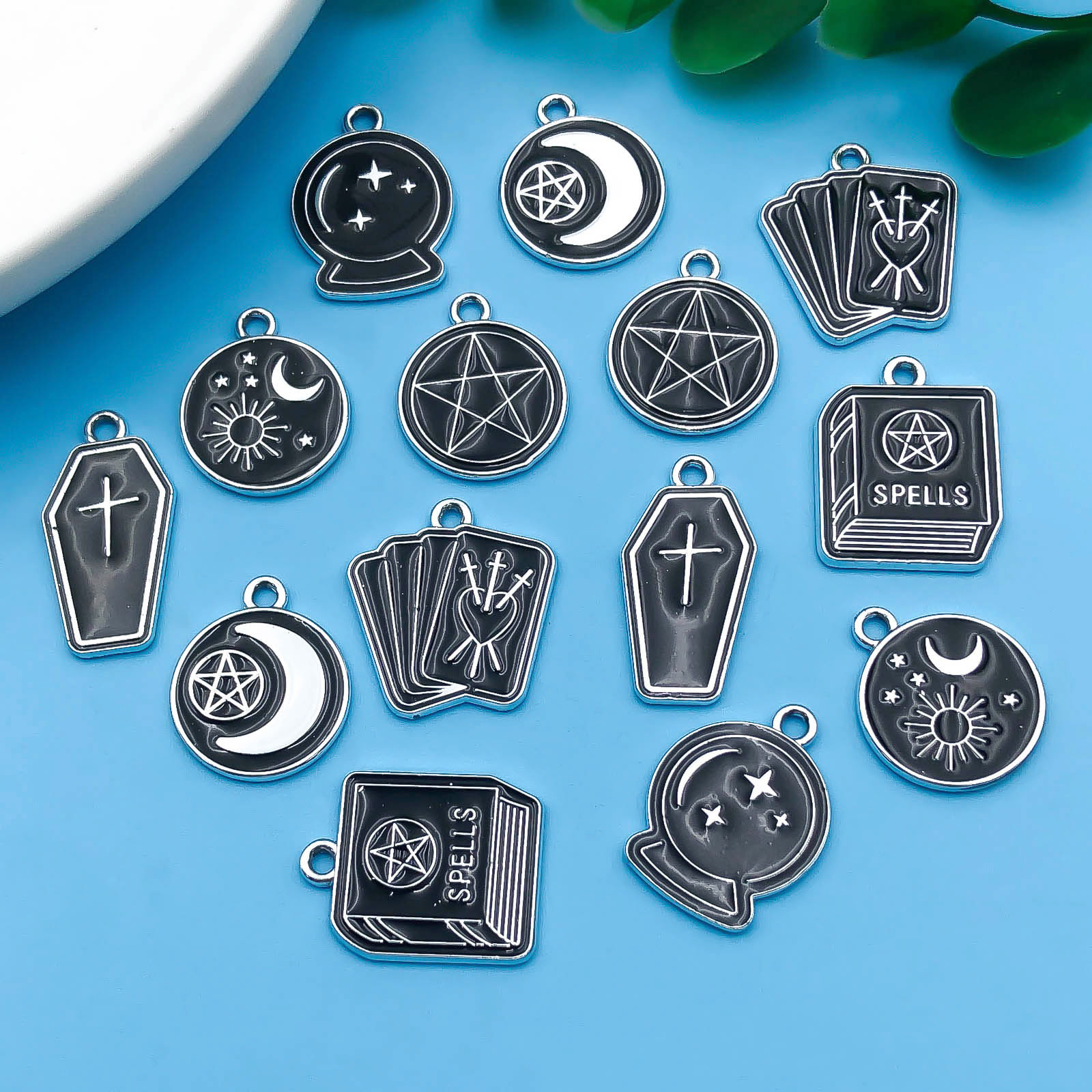 10/14pcs/pack Moon Star Cross  - Jewelry Making Guide Book 리뷰 및 가격