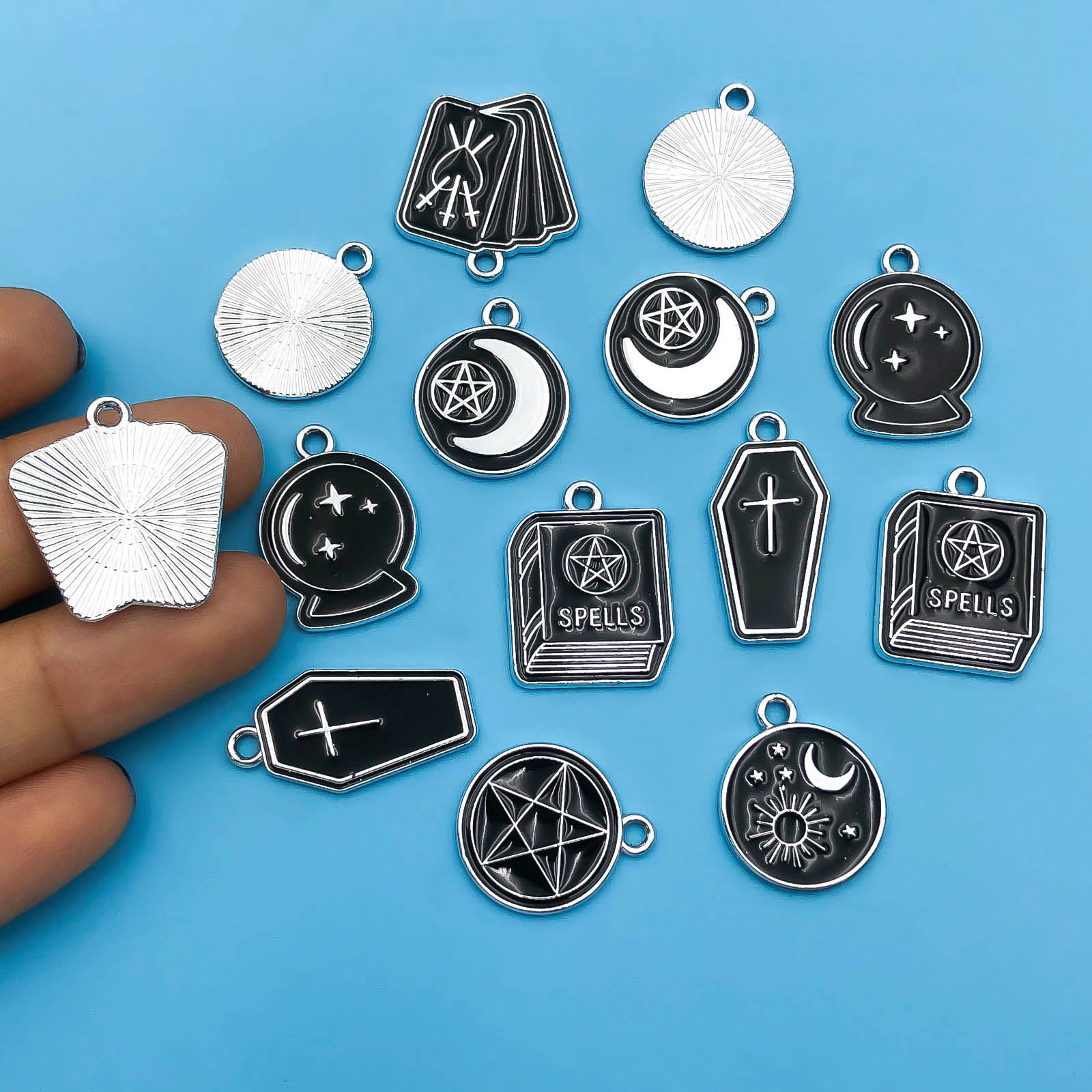 10/14pcs/pack Moon Star Cross  - Jewelry Making Guide Book 리뷰 및 가격