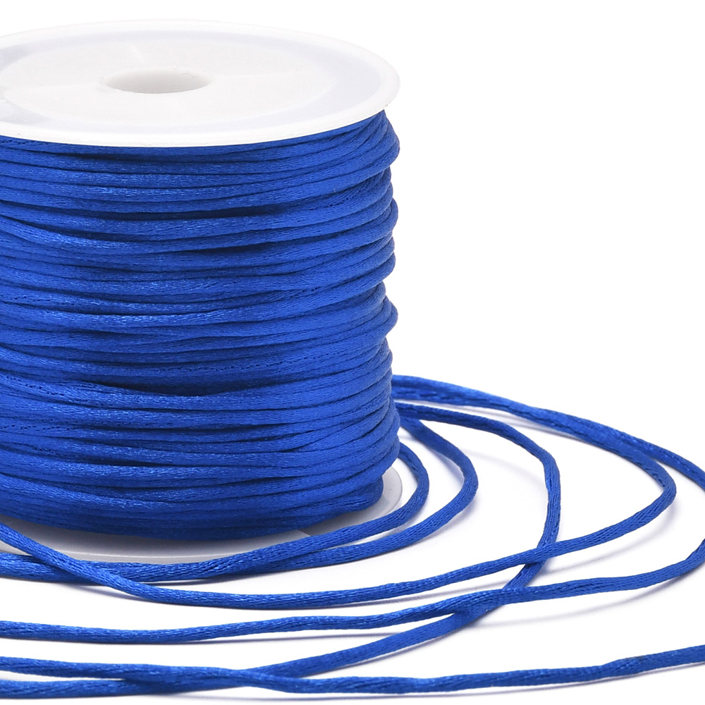 1.5mm Crafts Satin Rattail Cor - Knotting Cord Silk 리뷰 및 가격
