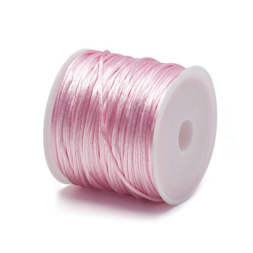 1.5mm Crafts Satin Rattail Cor - Knotting Cord Silk 리뷰 및 가격