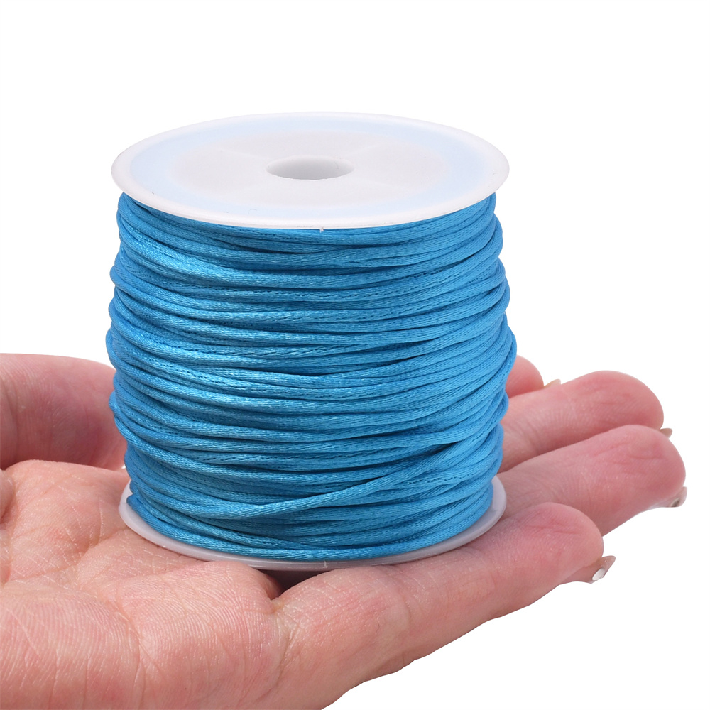 1.5mm Crafts Satin Rattail Cor - Knotting Cord Silk 리뷰 및 가격