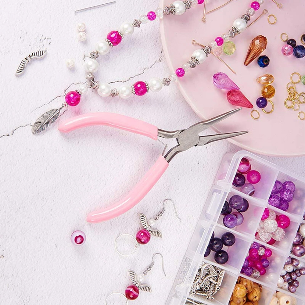 Round Diagonal Bent Needle Nos - Jewelry Making Round Nose Pliers 리뷰 및 가격