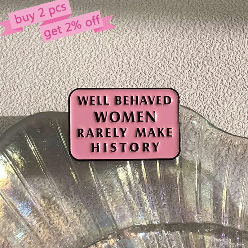 Feminist Enamel Pins Well Beha - Jewelry Making The Well 리뷰 및 가격