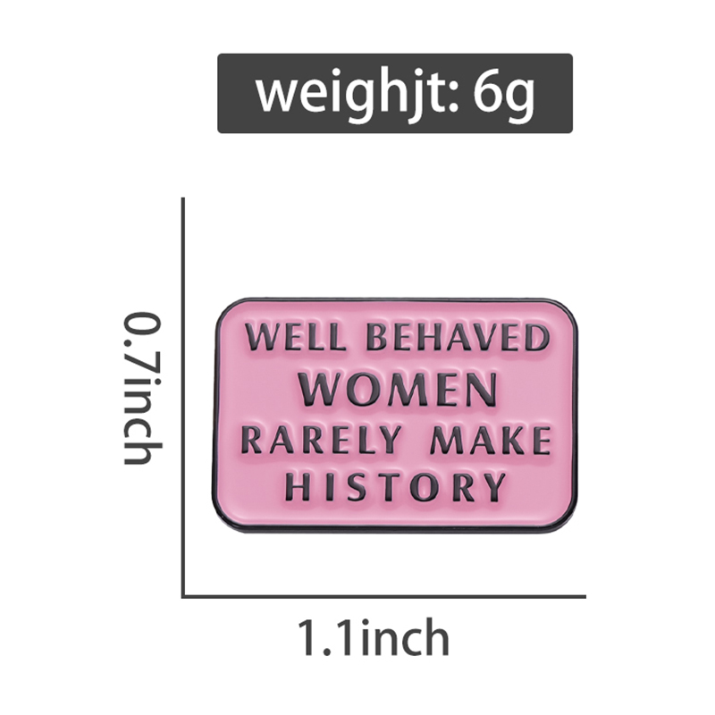 Feminist Enamel Pins Well Beha - Jewelry Making The Well 리뷰 및 가격