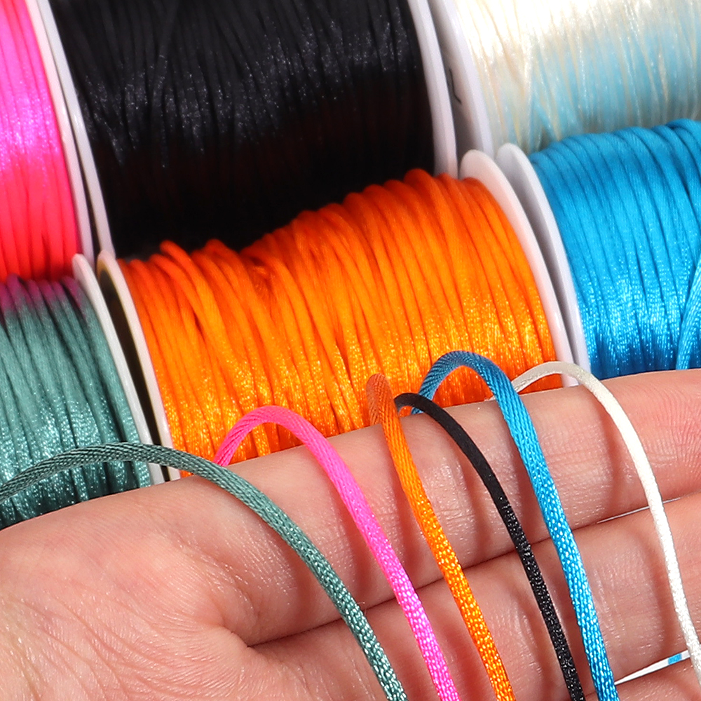 50-80Yards 1.5/2mm Colorful Ra - Knotting Cord Silk 리뷰 및 가격