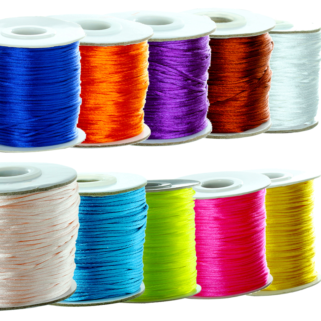50-80Yards 1.5/2mm Colorful Ra - Knotting Cord Silk 리뷰 및 가격