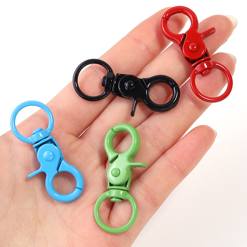 5Pcs/Lot Colorful Swivel Lobst - Jewelry Making Materials 리뷰 및 가격
