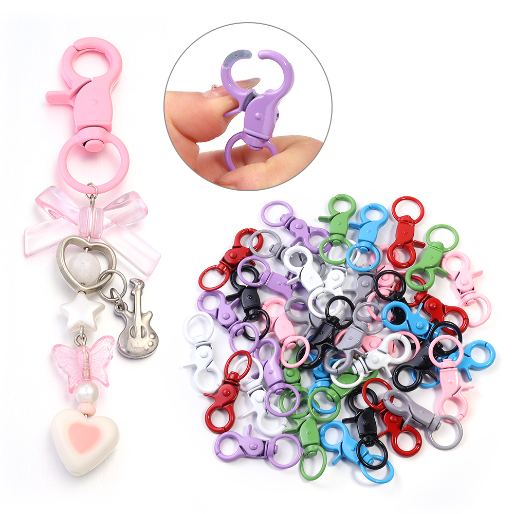5Pcs/Lot Colorful Swivel Lobst - Jewelry Making Materials 리뷰 및 가격