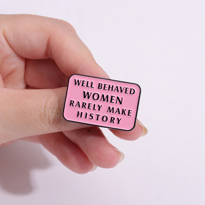 Feminist Enamel Pins Well Beha - Jewelry Making History 리뷰 및 가격