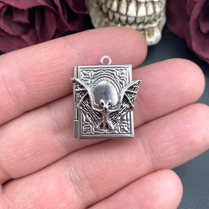 2pcs 27*22mm Bat Book Locket C - Jewelry Making Guide Book 리뷰 및 가격