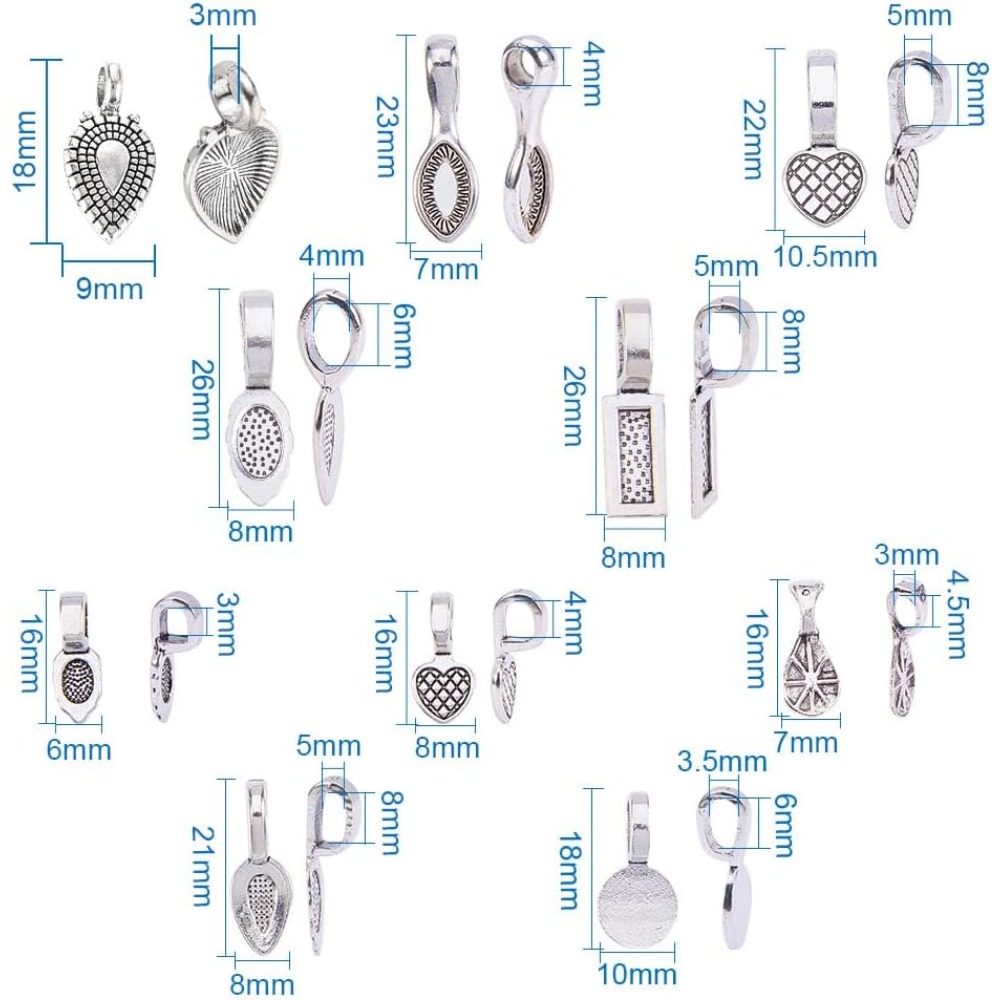 200 Pieces 10 Style Tibetan Si - Jewelry Making Pieces 리뷰 및 가격