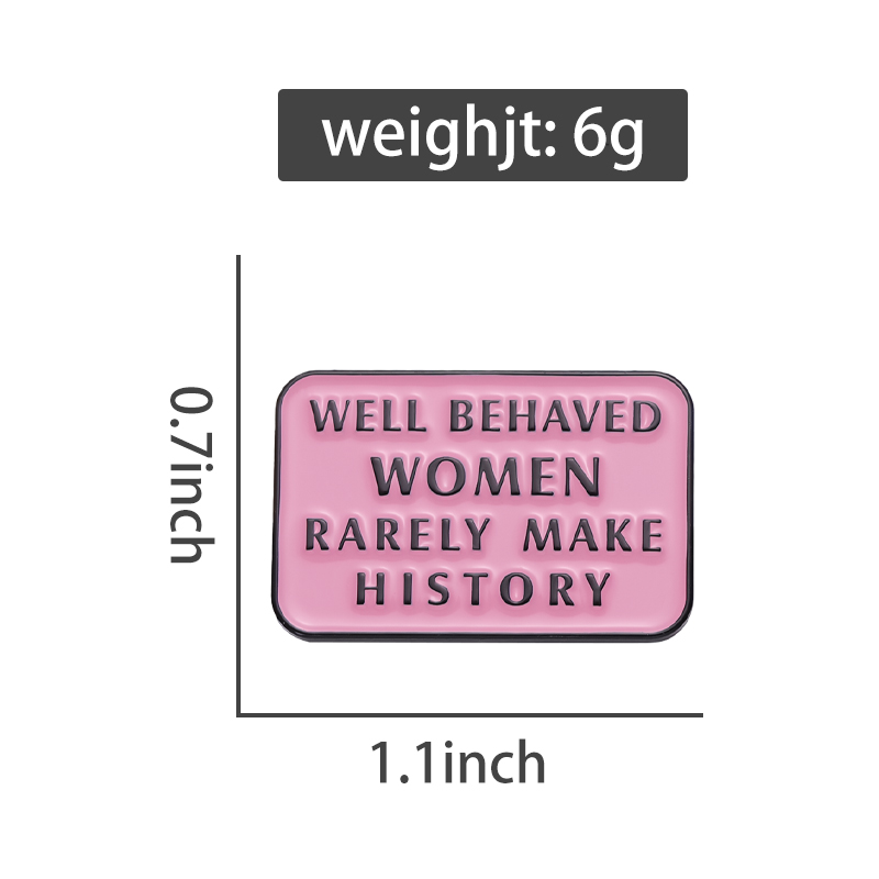 Feminist Enamel Pins Well Beha - Jewelry Making The Well 리뷰 및 가격