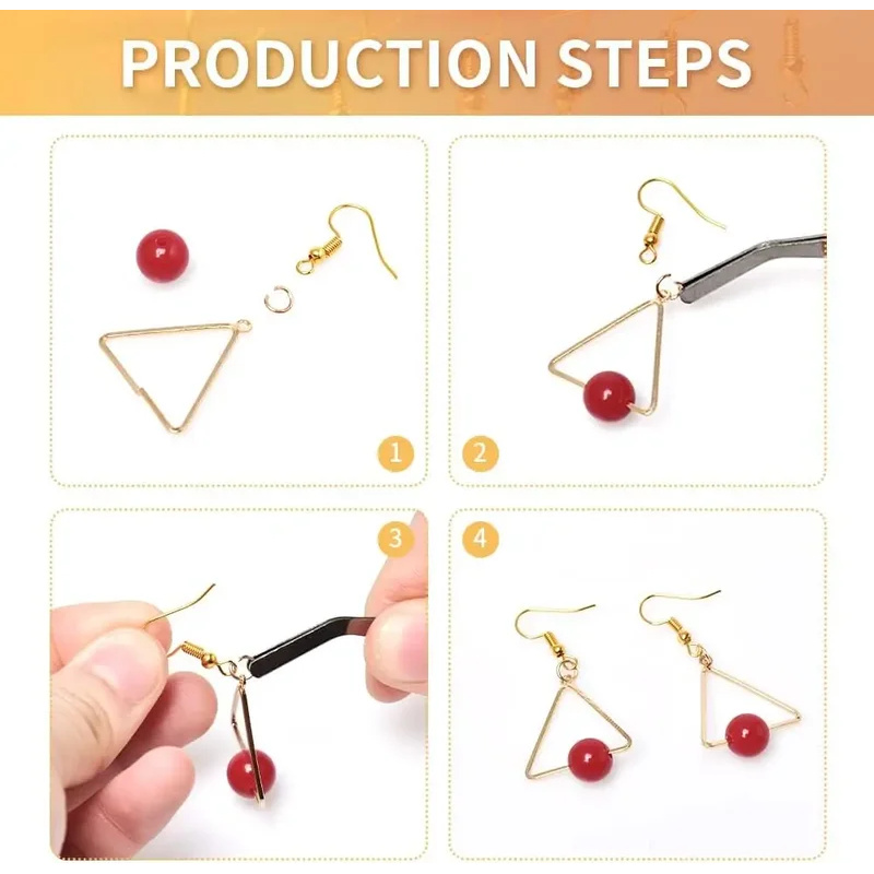 100/500pcs DIY Earring Finding - Jewelry Making Materials 리뷰 및 가격