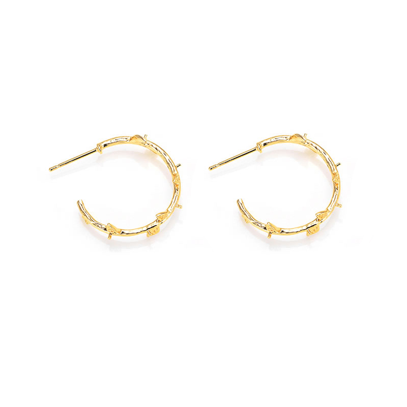 6PCS 18K Gold Color Brass with - Jewelry Making Pieces 리뷰 및 가격