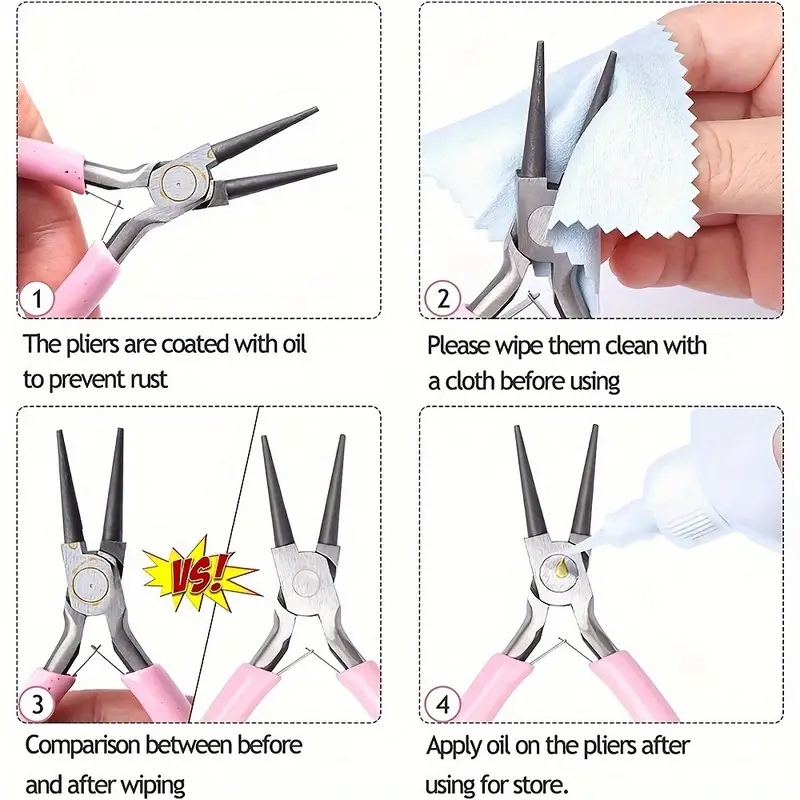 3pcs Jewelry Making Pliers Set - Jewelry Making Round Nose Pliers 리뷰 및 가격
