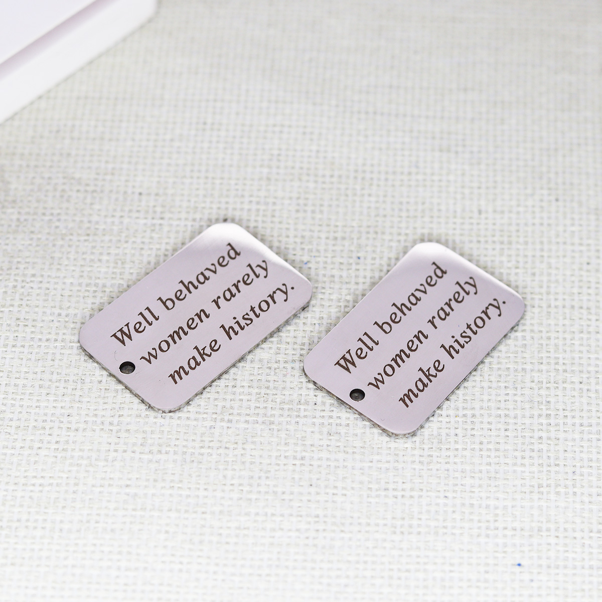 2pcs/Lot Well Behaved Women Ra - Jewelry Making History 리뷰 및 가격