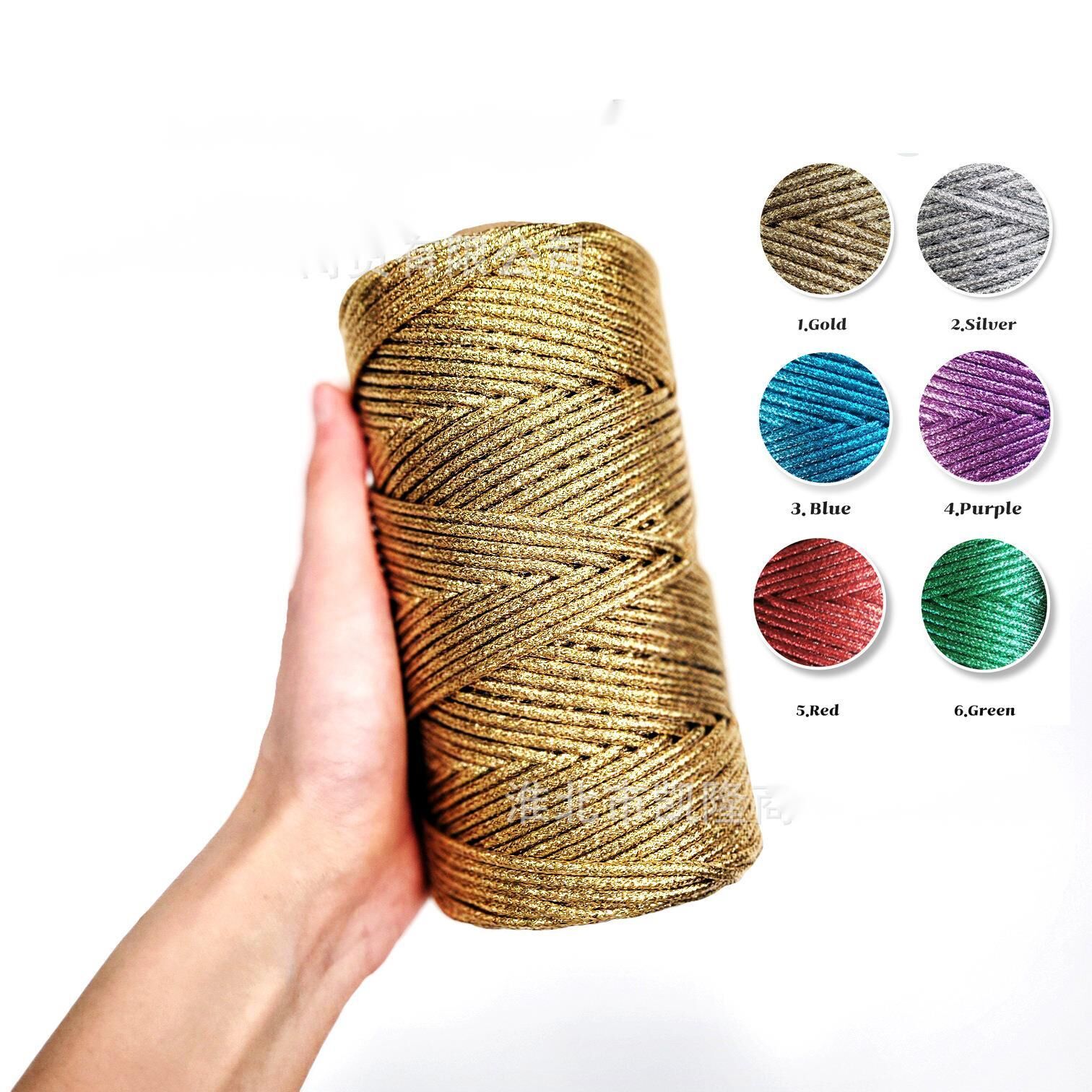 Shiny Metallic Braided Cord 3m - Jewelry Making Machines 리뷰 및 가격