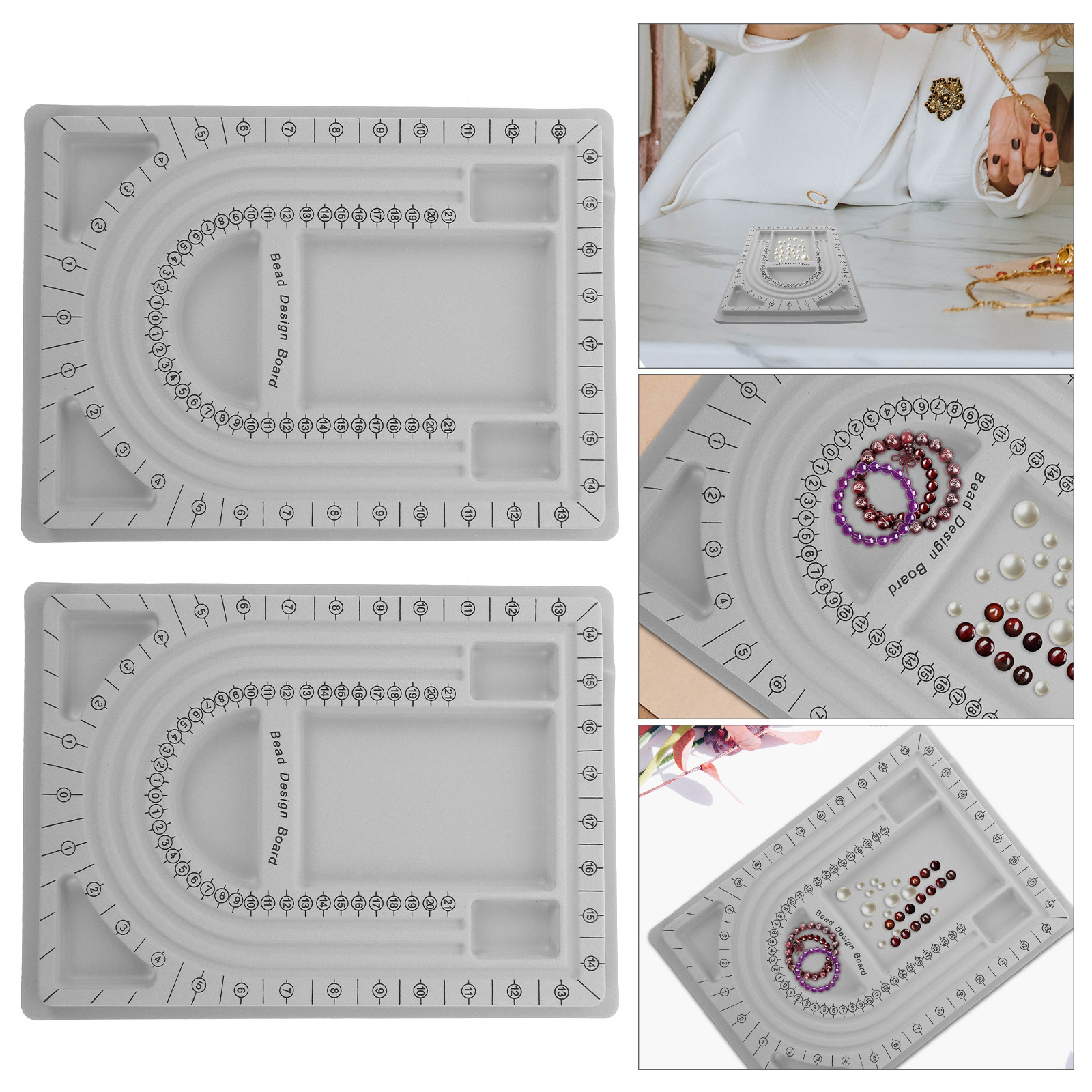 2Pcs Bead Design Board Jewelry - Jewelry Making Designs 리뷰 및 가격