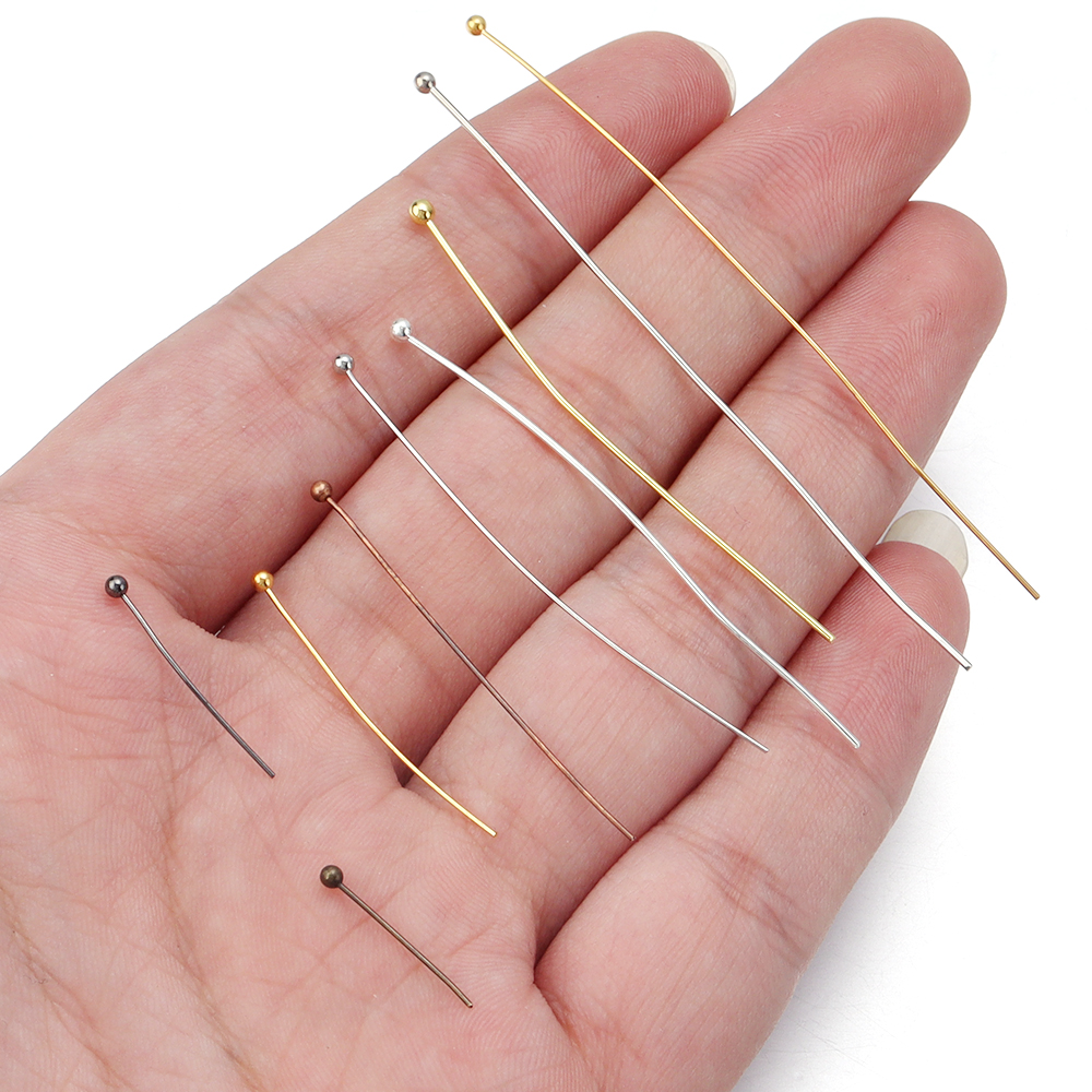100/200pcs Copper Ball Head Pi - Jewelry Making Pieces 리뷰 및 가격
