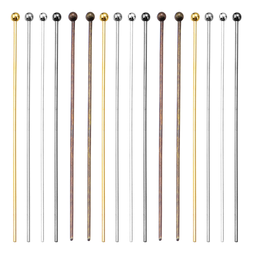 100/200pcs Copper Ball Head Pi - Jewelry Making Pieces 리뷰 및 가격