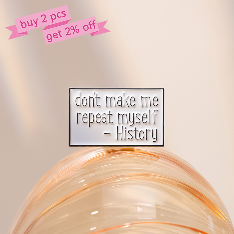 Funny Quotes Enamel Pins Custo - Jewelry Making History 리뷰 및 가격