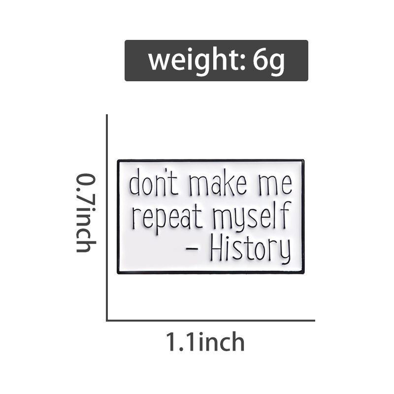Funny Quotes Enamel Pins Custo - Jewelry Making History 리뷰 및 가격