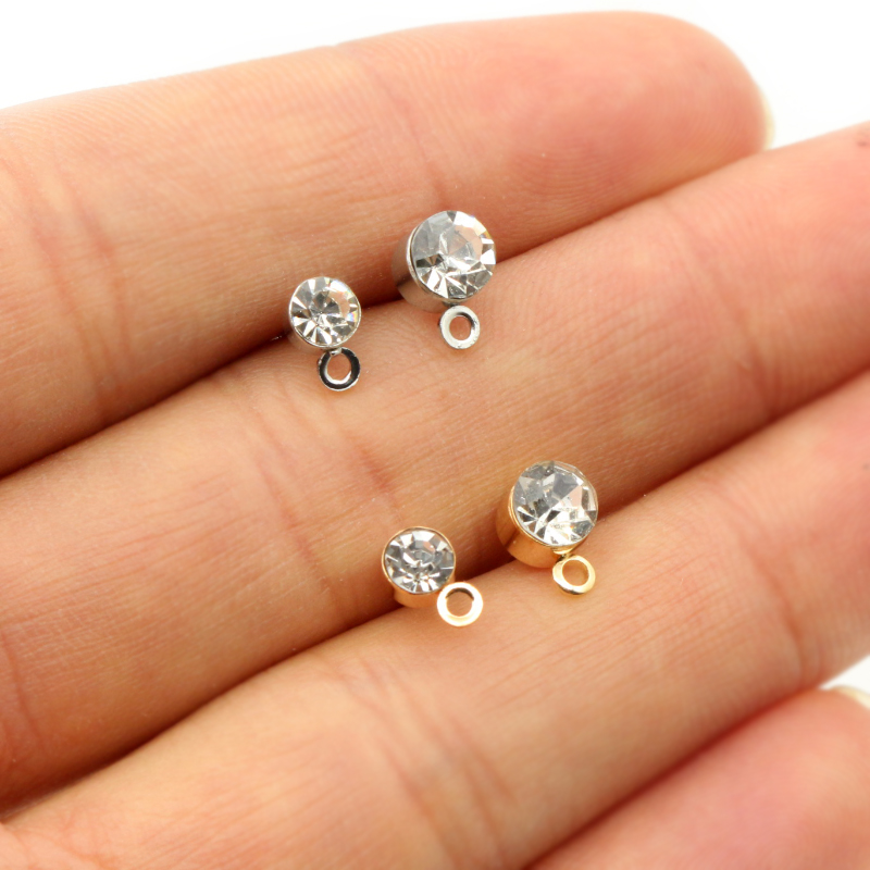 50pcs Stud Earrings Pins with  - Jewelry Making Pieces 리뷰 및 가격