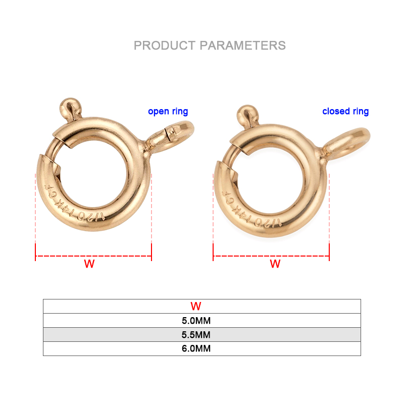 14K Gold Filled Spring Ring Cl - Jewelry Making Materials 리뷰 및 가격