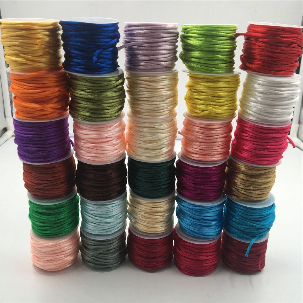 2mm 10-225meters/roll Chinese  - Knotting Cord Silk 리뷰 및 가격